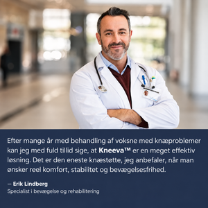 Kneeva™ – Knæstøtten, der lindrer smerter og giver øjeblikkelig stabilitet