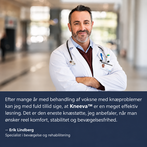 Kneeva™ – Knæstøtten, der lindrer smerter og giver øjeblikkelig stabilitet