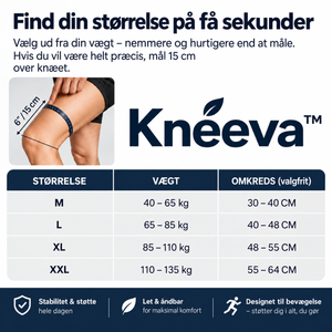 Kneeva™ – Knæstøtten, der lindrer smerter og giver øjeblikkelig stabilitet