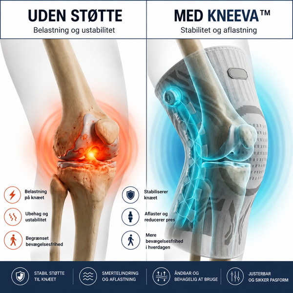 Kneeva™ – Knæstøtten, der lindrer smerter og giver øjeblikkelig stabilitet
